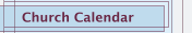 Church Calendar